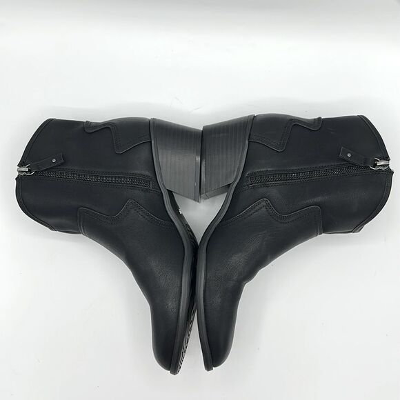 Dr. Scholl's Ankle Booties Size 10M Black Leather NWOB - Picture 8 of 13